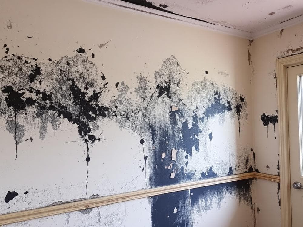 Wall Seepage Treatment — before waterproofing treatment